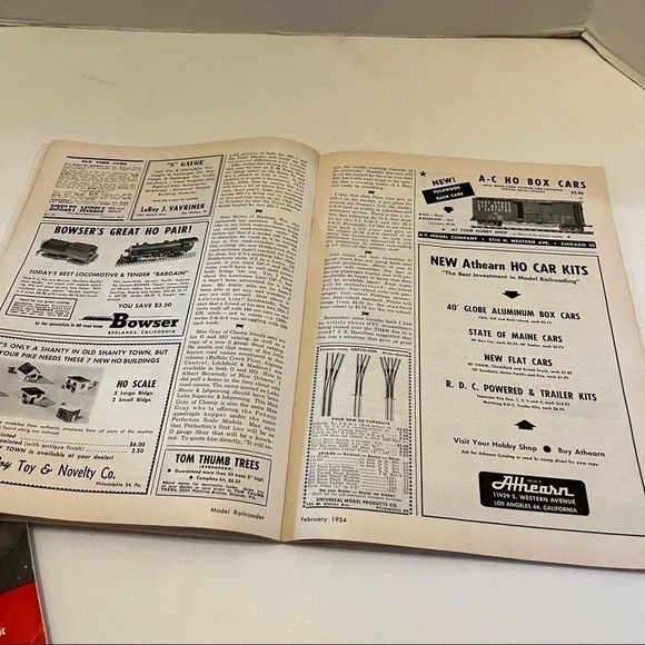 1954, 1955, 1956 Model Railroader Magazines Lot of 4 - Picture 11 of 12
